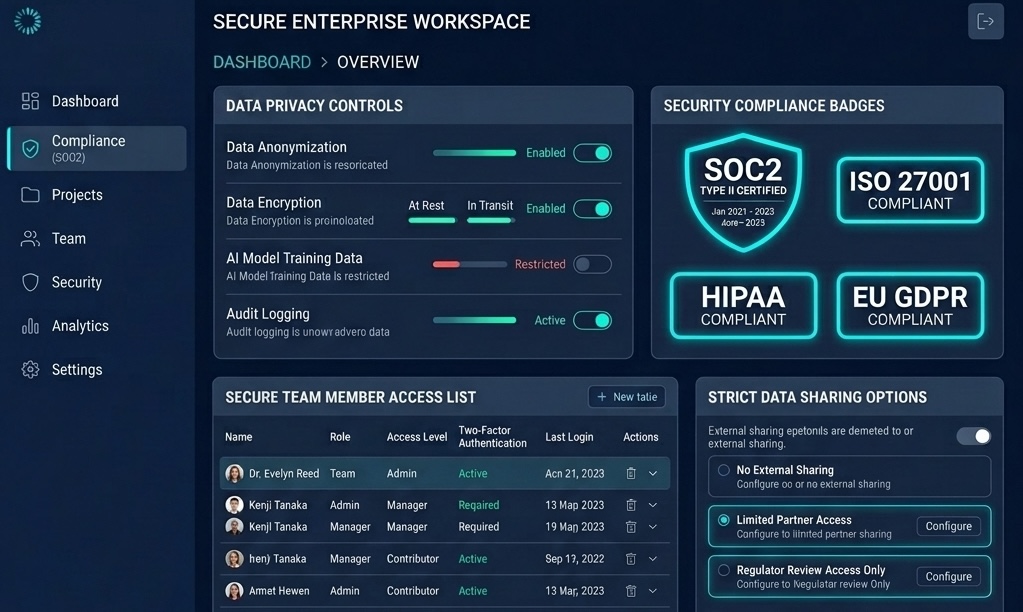 Secure Regulatory Knowledge Workspace